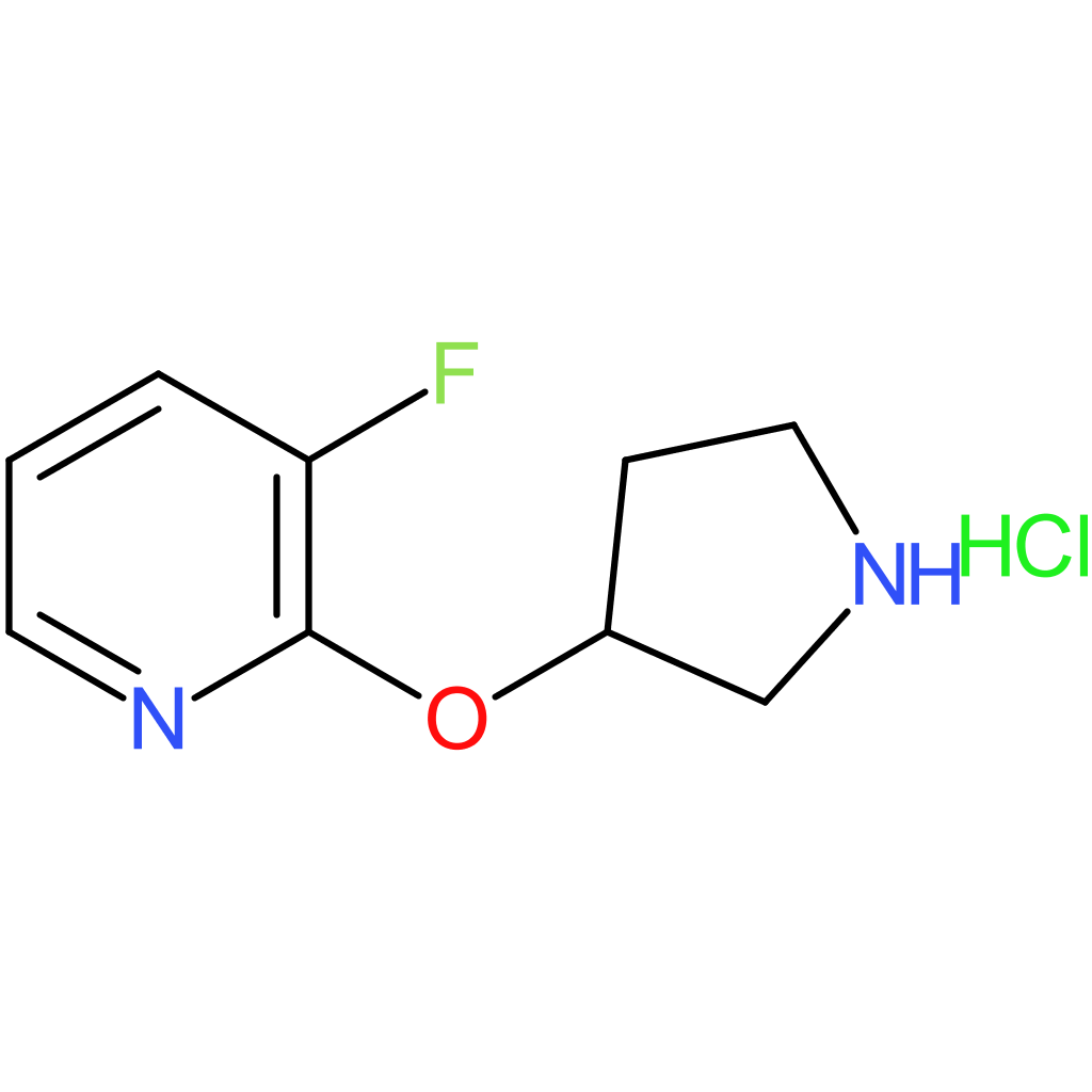 3-Fluoro-2-(pyrrolidin-3-yloxy)pyridine hydrochloride