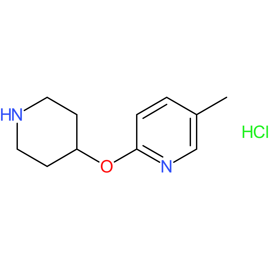 5-Methyl-2-(piperidin-4-yloxy)pyridine hydrochloride