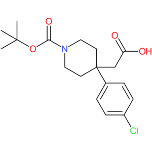 2-[1-(tert-Butoxycarbonyl)-4-(4-chlorophenyl)piperidin-4-yl]acetic acid