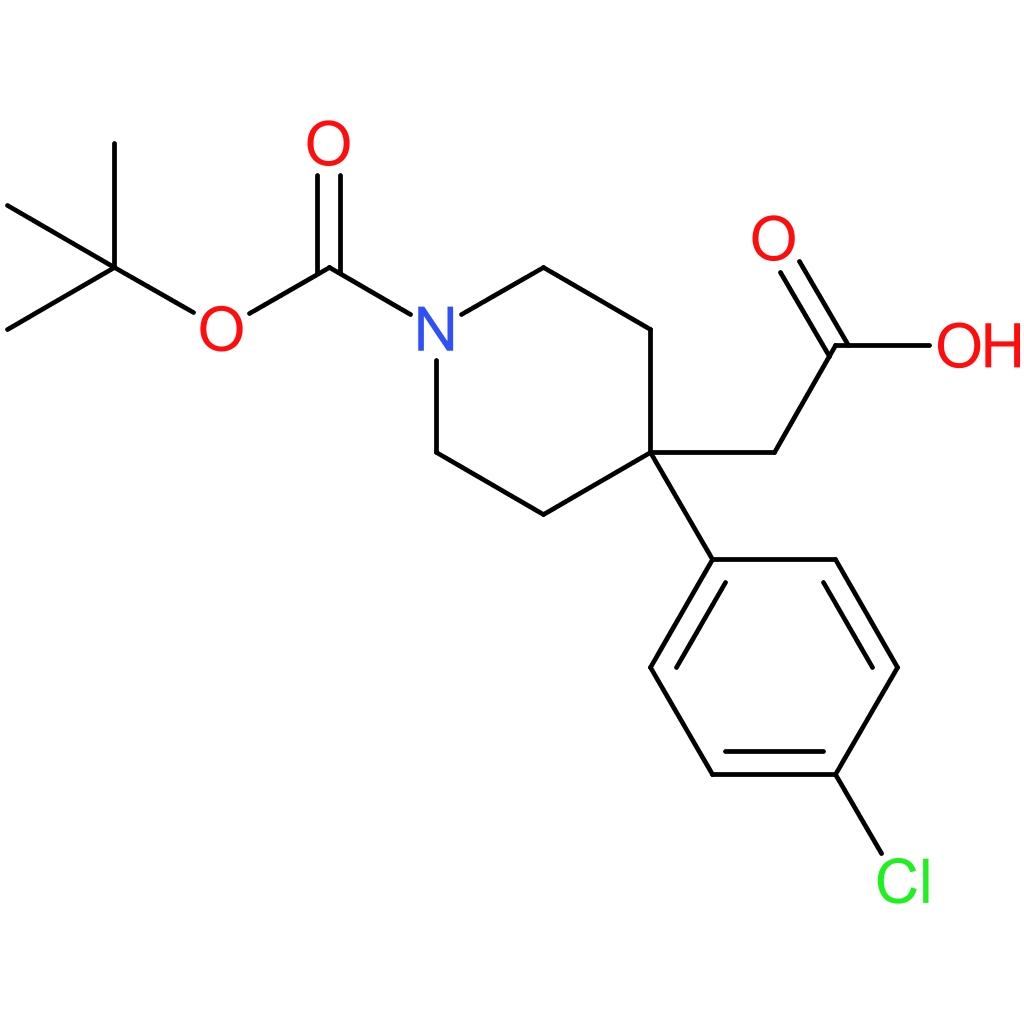 2-[1-(tert-Butoxycarbonyl)-4-(4-chlorophenyl)piperidin-4-yl]acetic acid