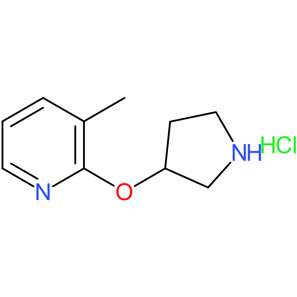 3-Methyl-2-(pyrrolidin-3-yloxy)pyridine hydrochloride