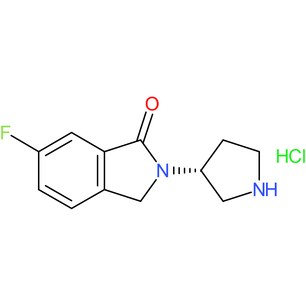(R)-6-Fluoro-2-(pyrrolidin-3-yl)isoindolin-1-one hydrochloride