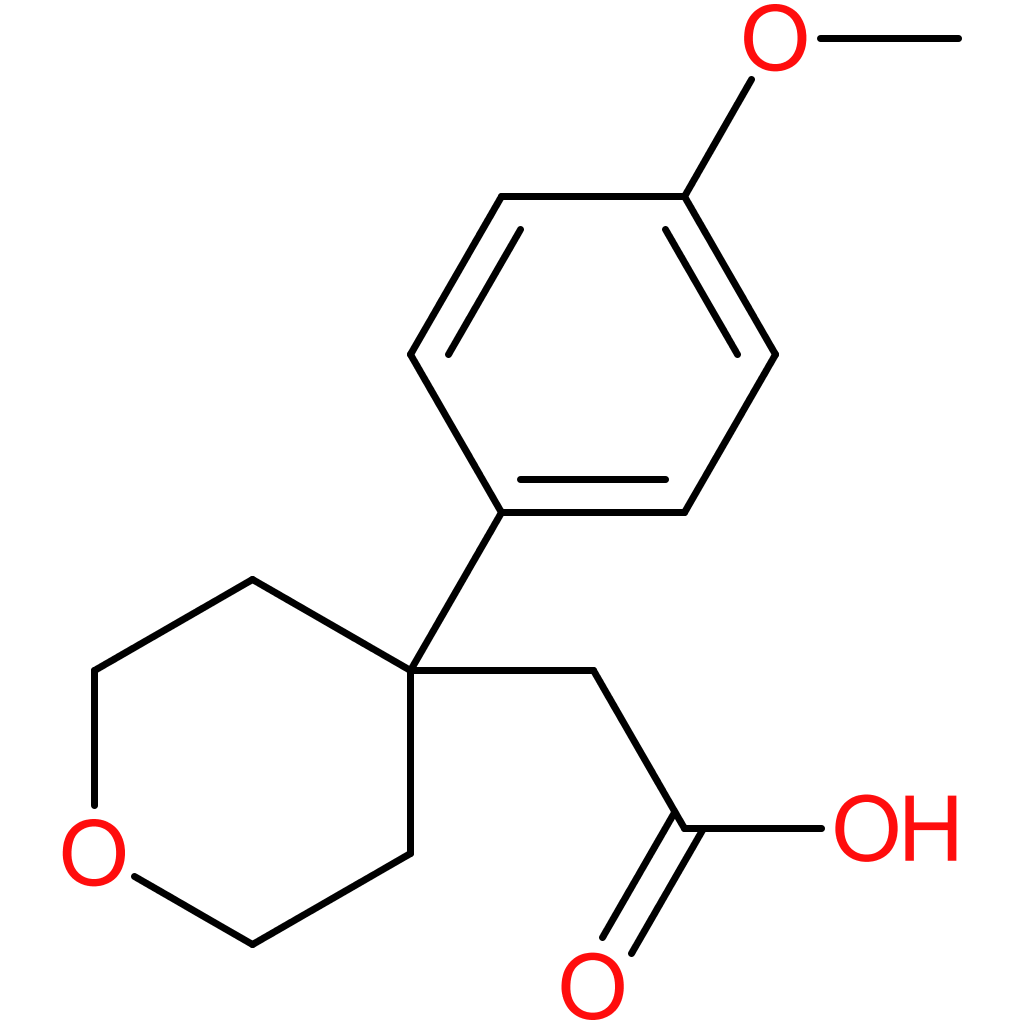 2-(4-(4-Methoxyphenyl)-tetrahydro-2H-pyran-4-yl)acetic acid