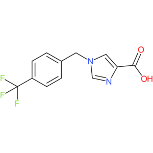 1-[4-(Trifluoromethyl)benzyl]-1H-imidazole-4-carboxylic acid
