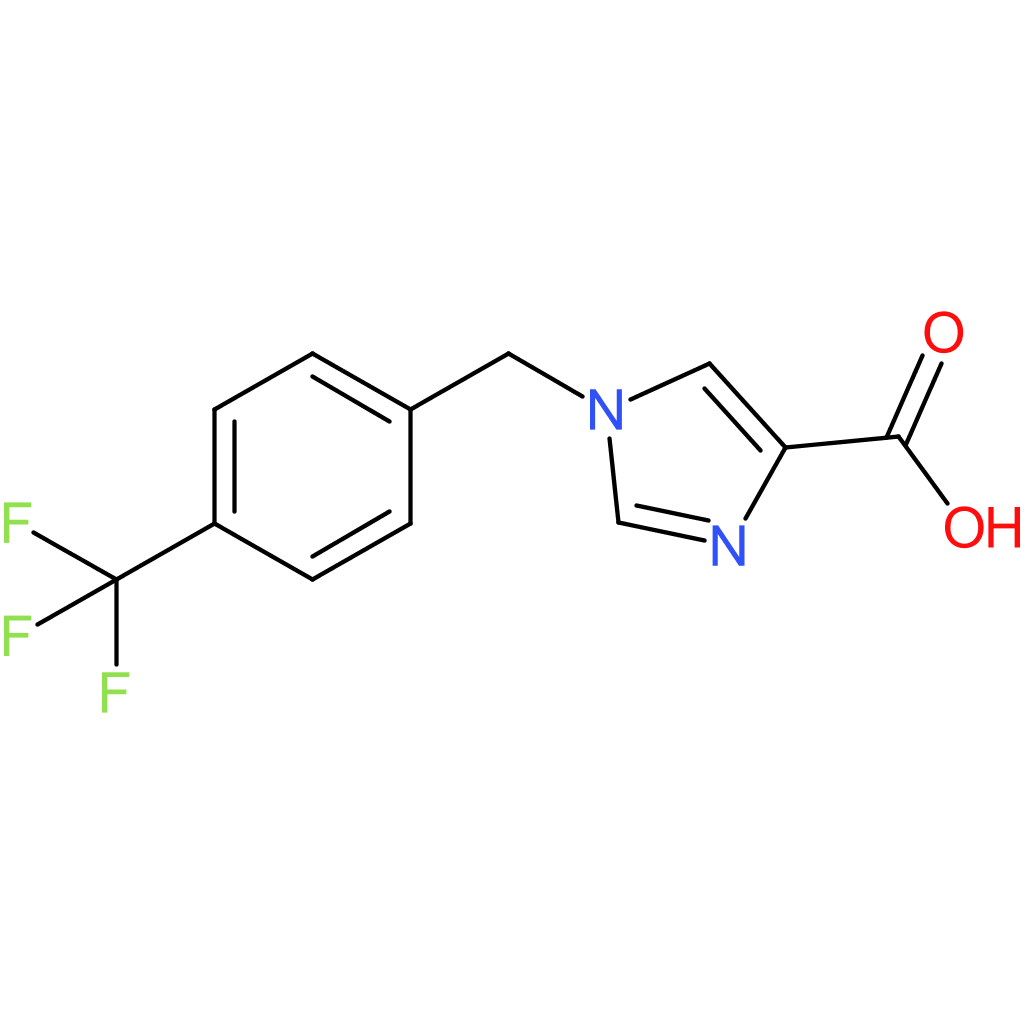 1-[4-(Trifluoromethyl)benzyl]-1H-imidazole-4-carboxylic acid