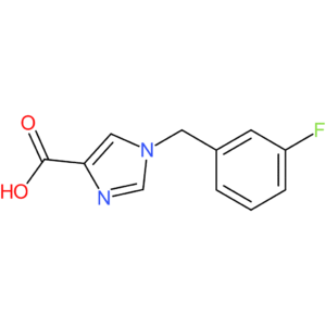 1-(3-Fluorobenzyl)-1H-imidazole-4-carboxylic acid