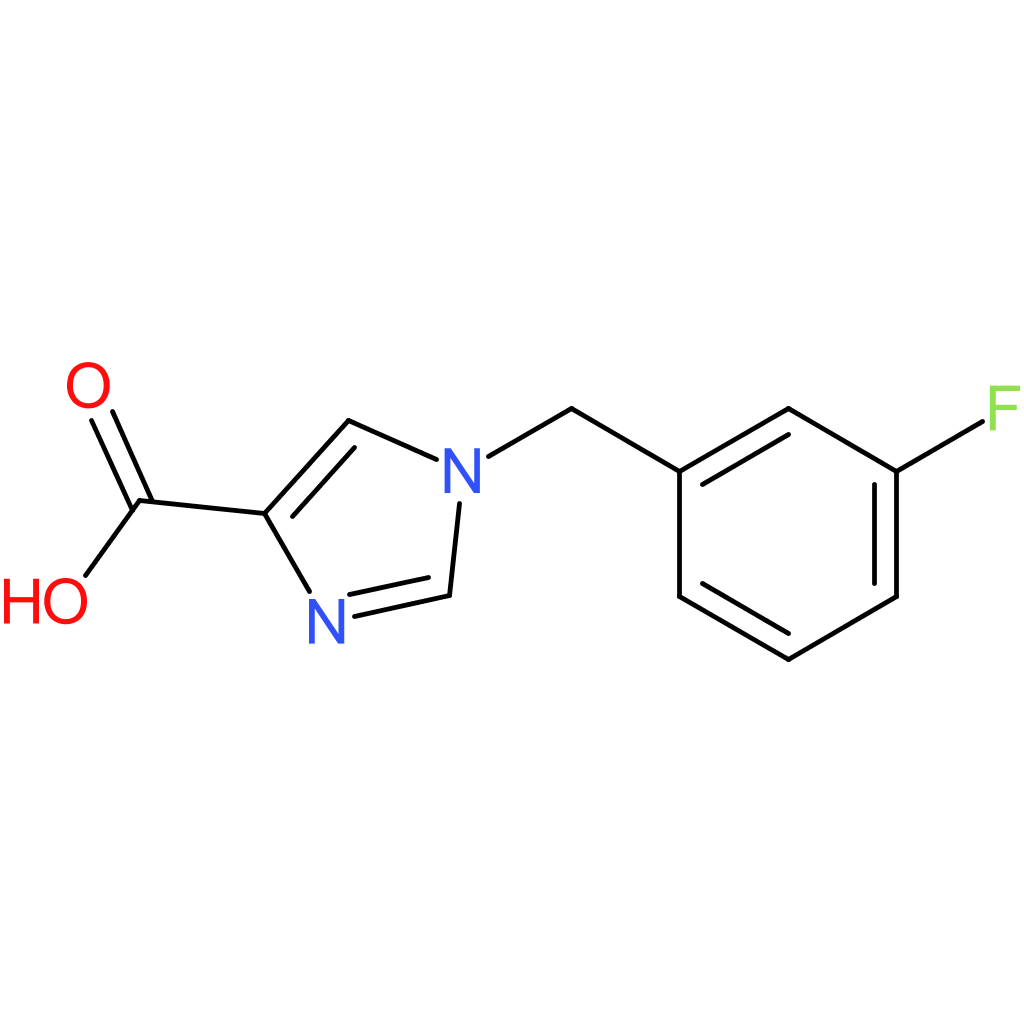 1-(3-Fluorobenzyl)-1H-imidazole-4-carboxylic acid