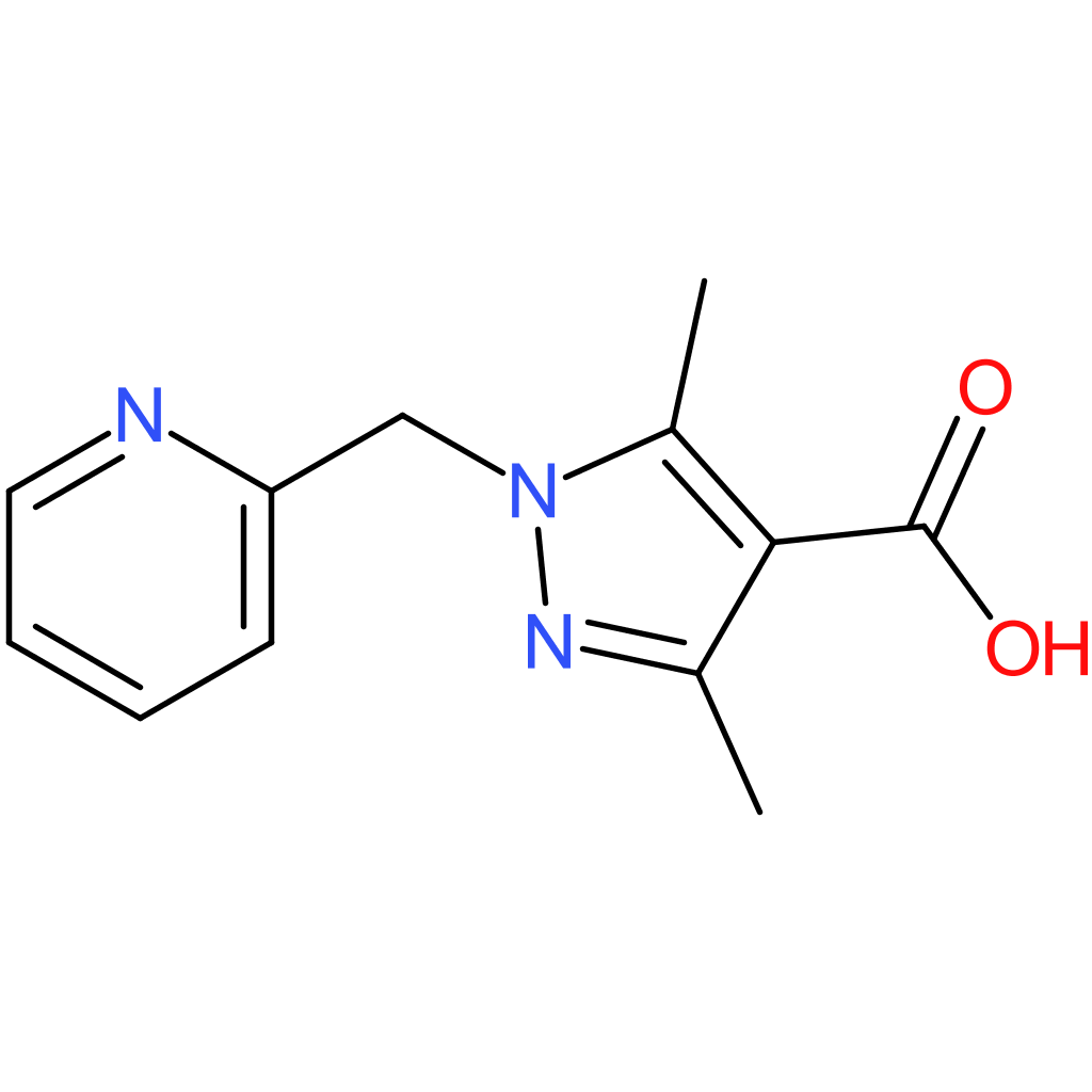 3,5-Dimethyl-1-(pyridin-2-ylmethyl)-1H-pyrazole-4-carboxylic acid
