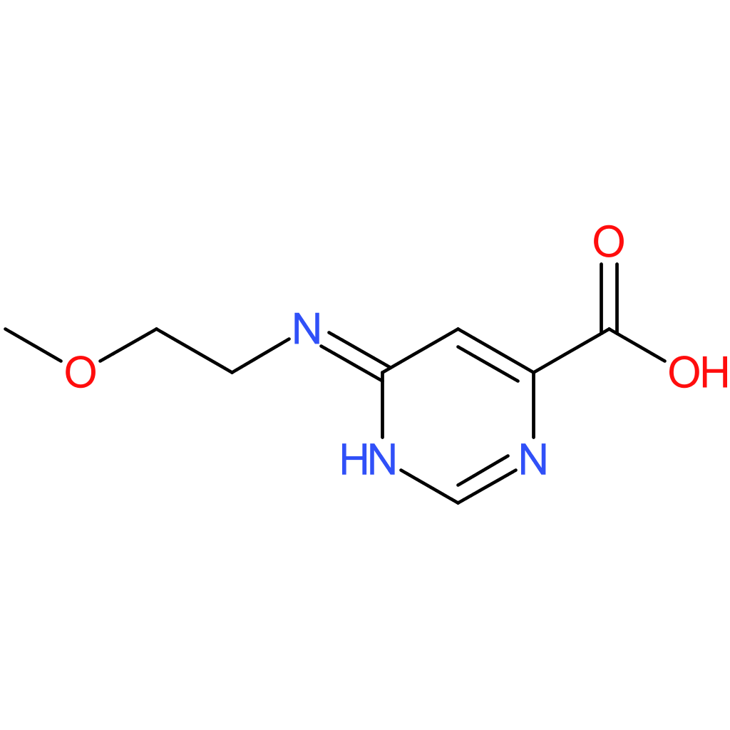 6-[(2-Methoxyethyl)amino]pyrimidine-4-carboxylic acid
