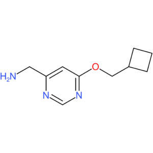 [6-(Cyclobutylmethoxy)pyrimidin-4-yl]methanamine