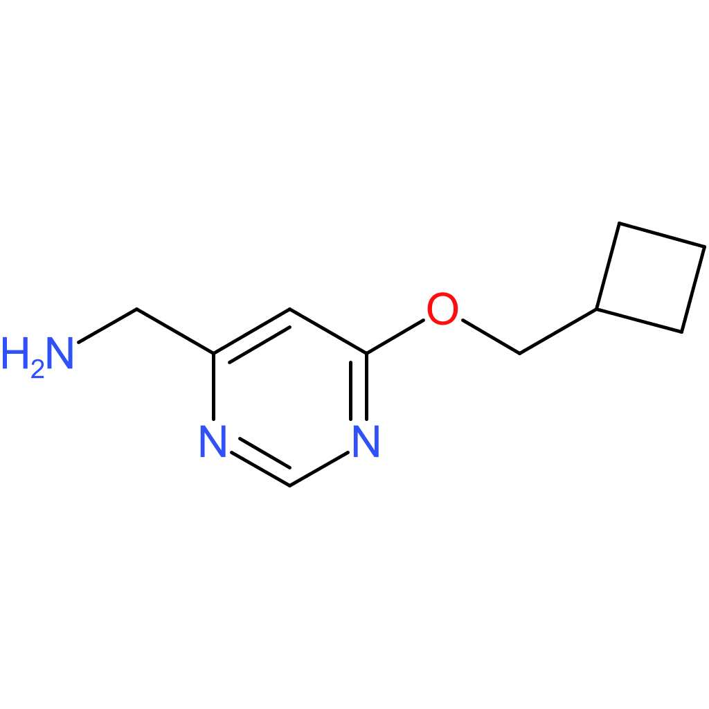 [6-(Cyclobutylmethoxy)pyrimidin-4-yl]methanamine