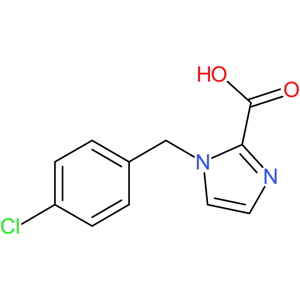 1-[(4-Chlorophenyl)methyl]-1H-imidazole-2-carboxylic acid