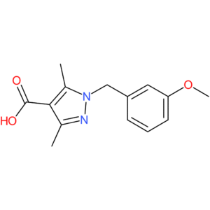 1-(3-Methoxybenzyl)-3,5-dimethyl-1H-pyrazole-4-carboxylic acid