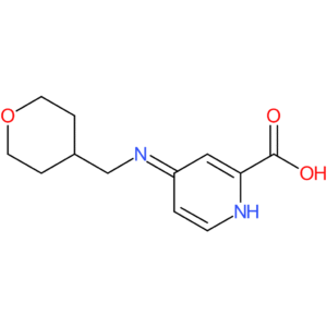 4-[(Oxan-4-ylmethyl)amino]pyridine-2-carboxylic acid