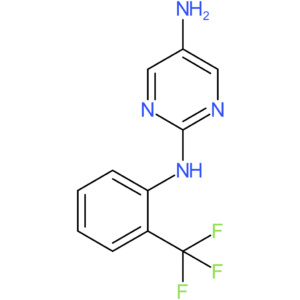 N2-[2-(Trifluoromethyl)phenyl]pyrimidine-2,5-diamine