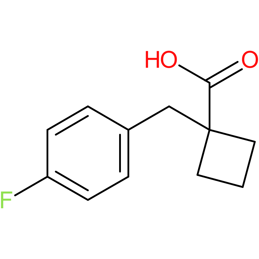 1-(4-Fluorobenzyl)cyclobutanecarboxylic acid
