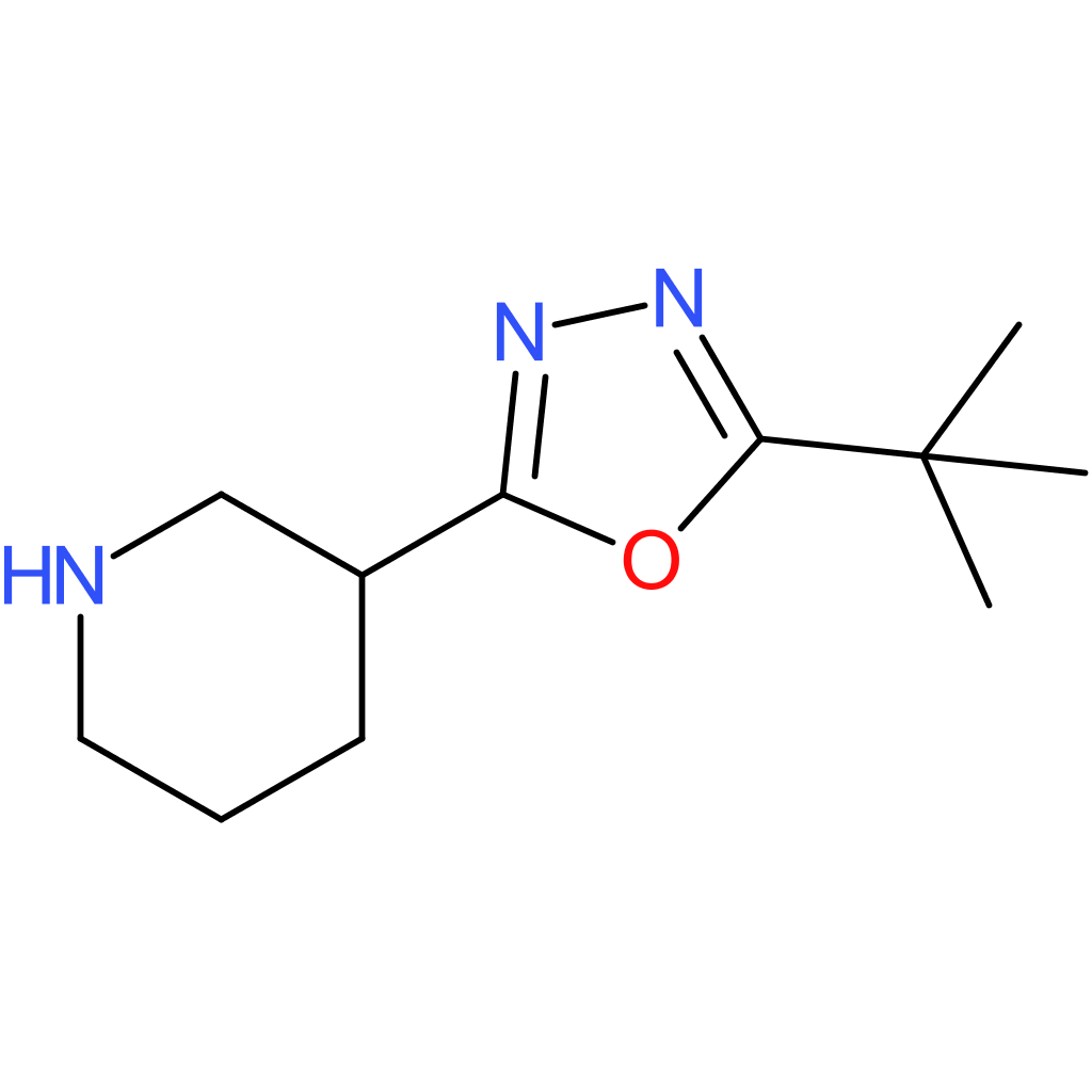 3-(5-tert-Butyl-1,3,4-oxadiazol-2-yl)piperidine