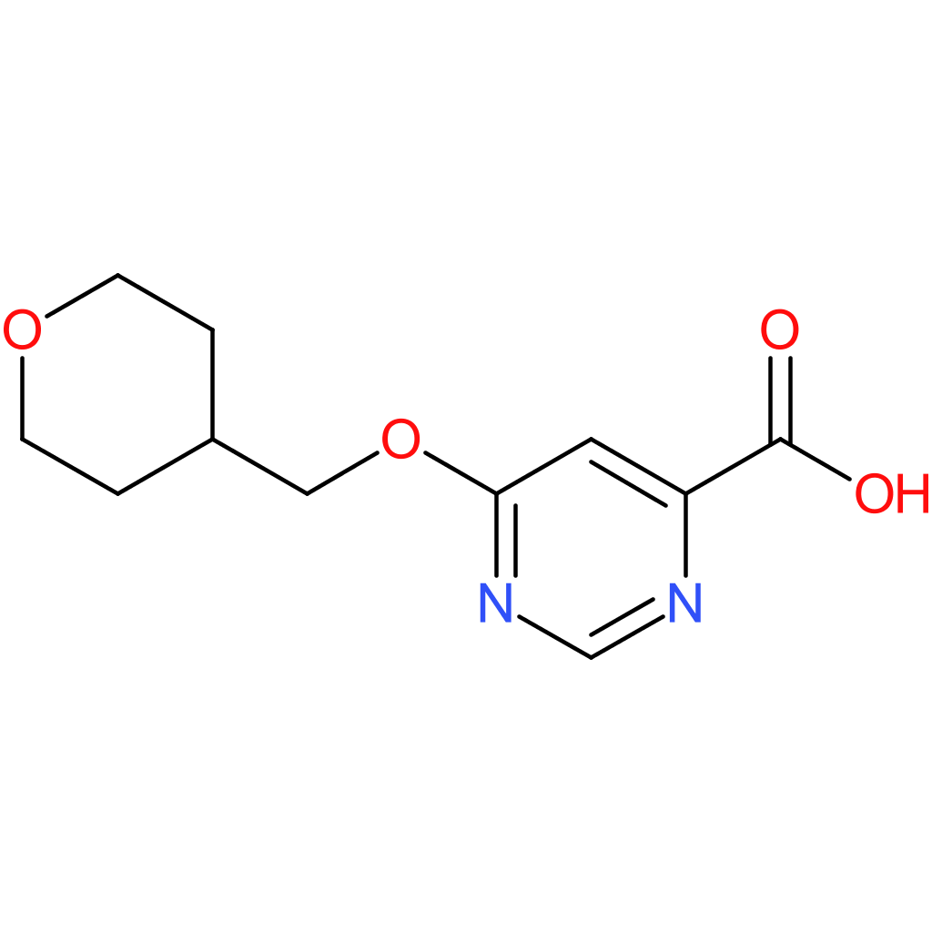 6-[(Tetrahydro-2H-pyran-4-yl)methoxy]pyrimidine-4-carboxylic acid