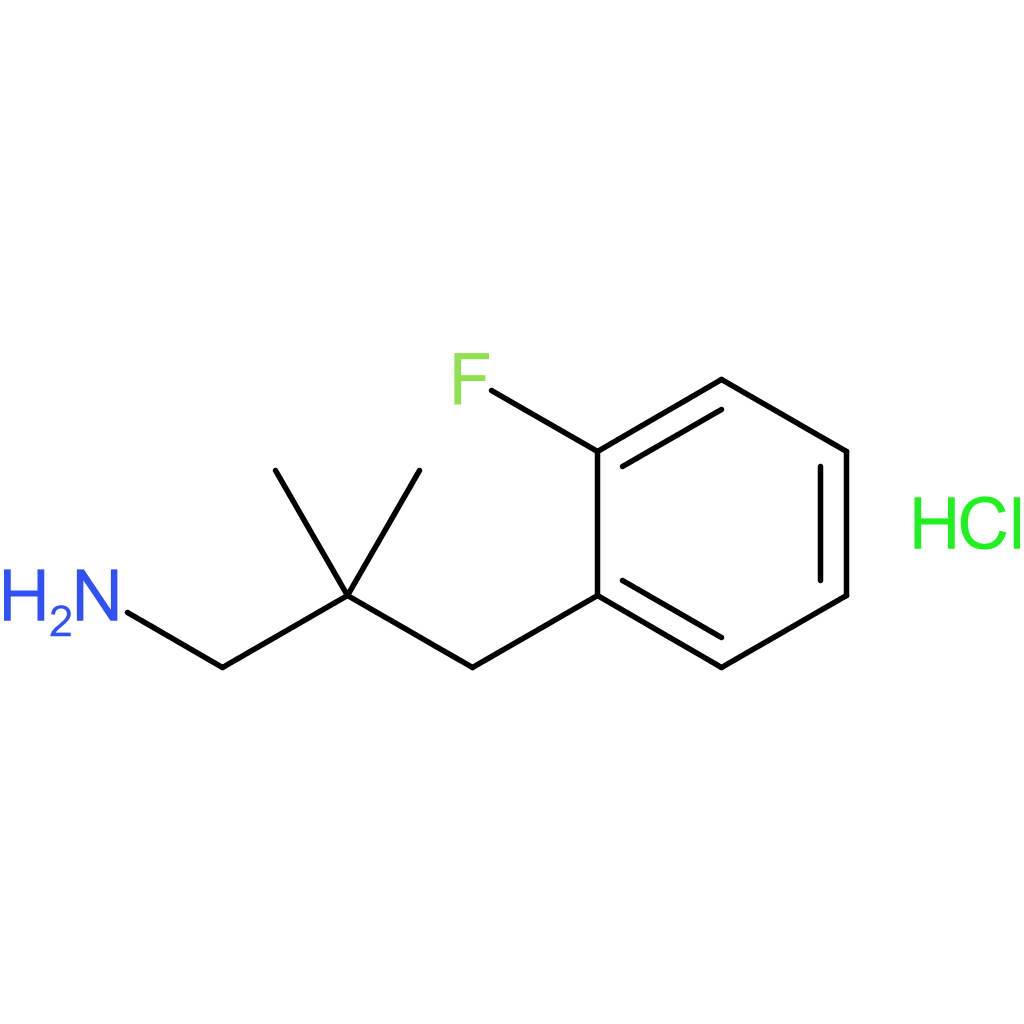 3-(2-Fluorophenyl)-2,2-dimethylpropan-1-amine hydrochloride