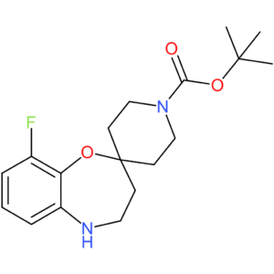 tert-Butyl 9-fluoro-4,5-dihydro-3H-spiro[1,5-benzoxazepine-2,4′-piperidine]-1′-carboxylate