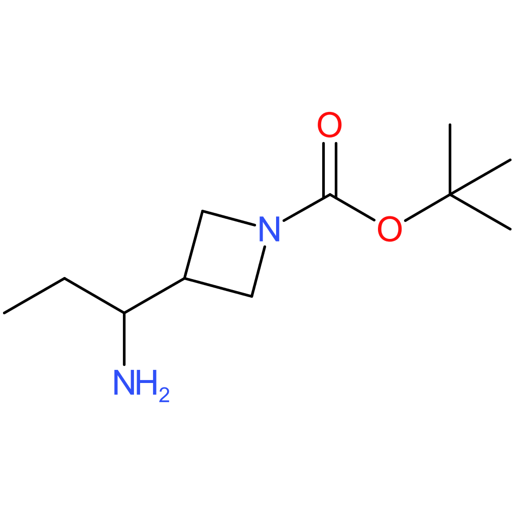 tert-Butyl 3-(1-aminopropyl)azetidine-1-carboxylate