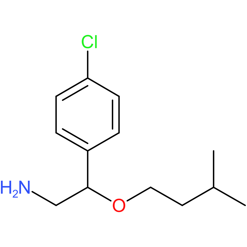 2-(4-Chlorophenyl)-2-(isopentyloxy)ethanamine