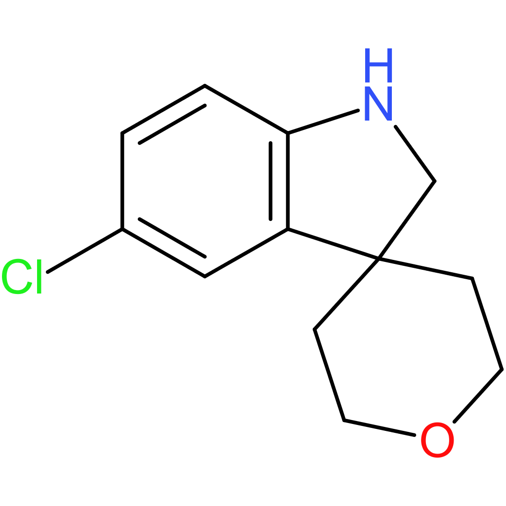5-Chloro-1,2-dihydrospiro[indole-3,4′-oxane]