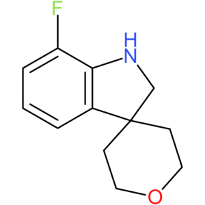 7-Fluoro-1,2-dihydrospiro[indole-3,4′-oxane]