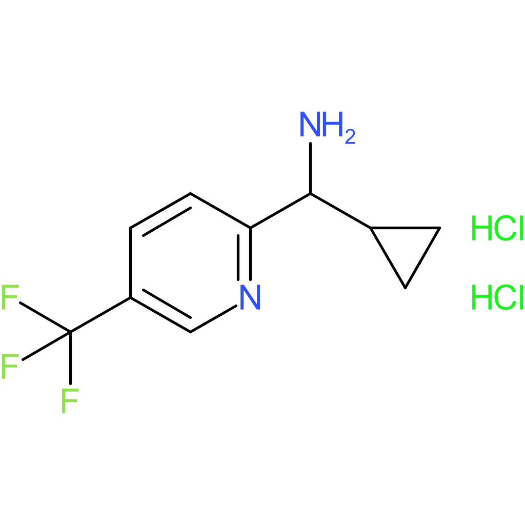 Cyclopropyl[5-(trifluoromethyl)pyridin-2-yl]methanamine dihydrochloride