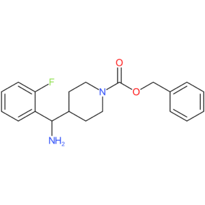 Benzyl 4-[amino(2-fluorophenyl)methyl]piperidine-1-carboxylate