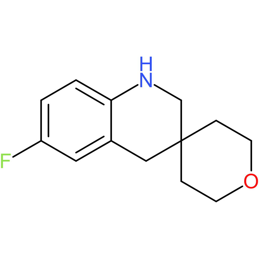 6′-Fluoro-2′,4′-dihydro-1’H-spiro[oxane-4,3′-quinoline]