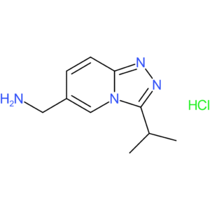 {3-(Propan-2-yl)-[1,2,4]triazolo[4,3-a]pyridin-6-yl}methanamine hydrochloride