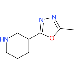 3-(5-Methyl-1,3,4-oxadiazol-2-yl)piperidine