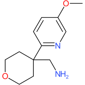 [4-(5-Methoxypyridin-2-yl)oxan-4-yl]methanamine