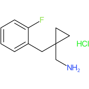 {1-[(2-Fluorophenyl)methyl]cyclopropyl}methanamine hydrochloride