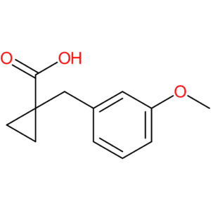 1-[(3-Methoxyphenyl)methyl]cyclopropane-1-carboxylic acid