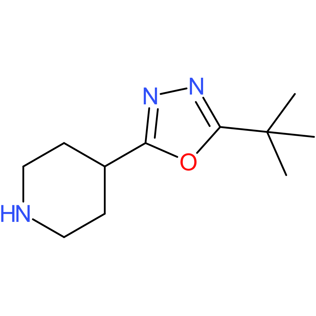 4-(5-tert-Butyl-1,3,4-oxadiazol-2-yl)piperidine