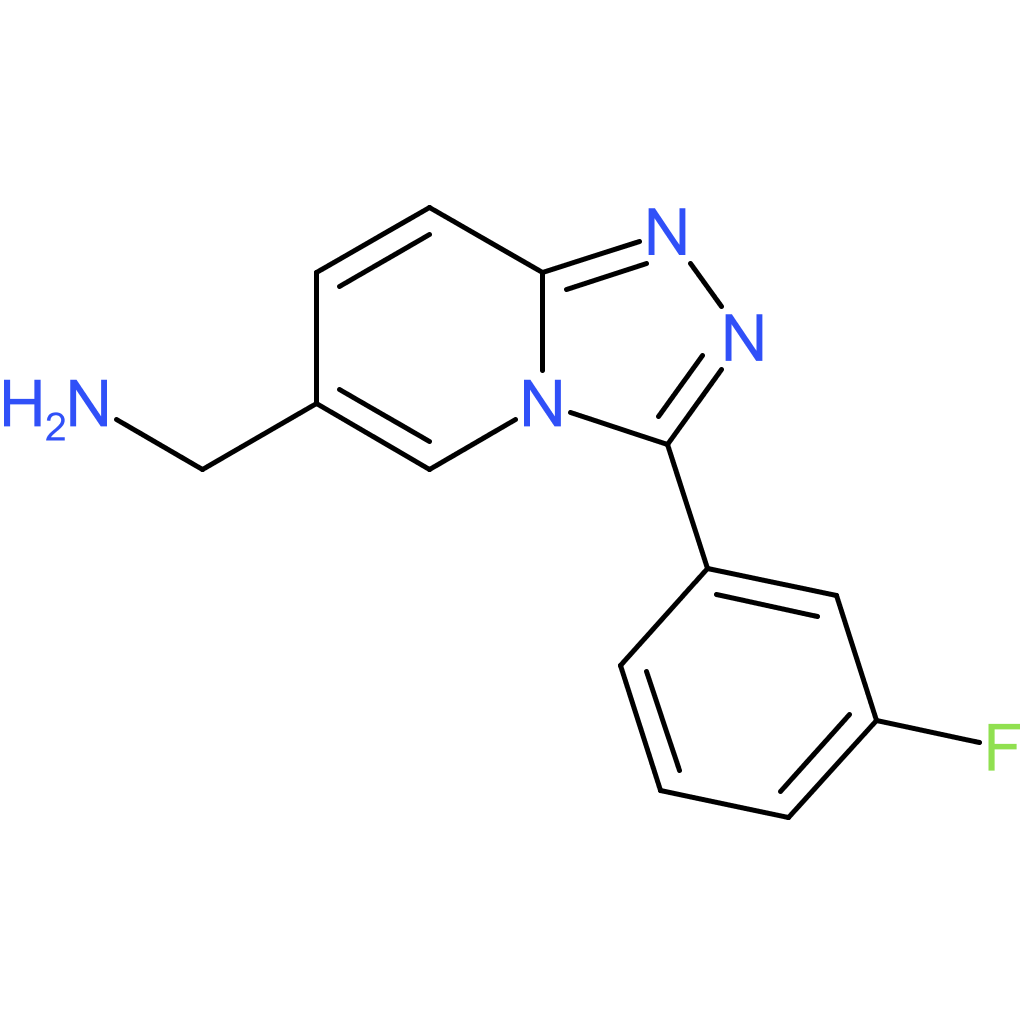 [3-(3-Fluorophenyl)-[1,2,4]triazolo[4,3-a]pyridin-6-yl]methanamine