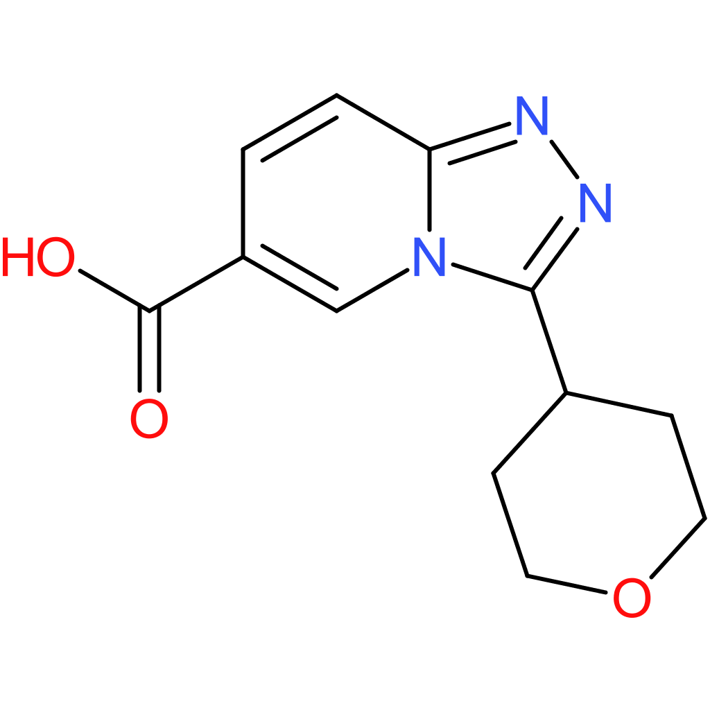 3-(Oxan-4-yl)-[1,2,4]triazolo[4,3-a]pyridine-6-carboxylic acid