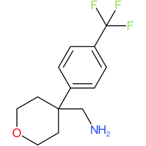 {4-[4-(Trifluoromethyl)phenyl]oxan-4-yl}methanamine