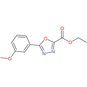 Ethyl 5-(3-methoxyphenyl)-1,3,4-oxadiazole-2-carboxylate