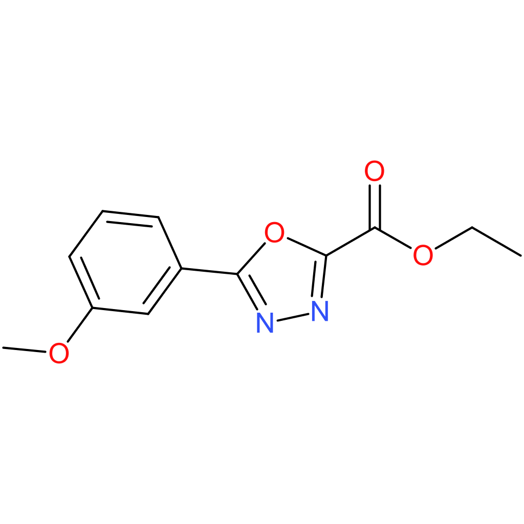 Ethyl 5-(3-methoxyphenyl)-1,3,4-oxadiazole-2-carboxylate