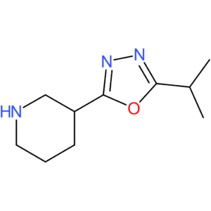 3-[5-(Propan-2-yl)-1,3,4-oxadiazol-2-yl]piperidine