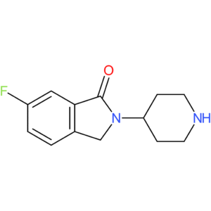 6-Fluoro-2-(piperidin-4-yl)-2,3-dihydro-1H-isoindol-1-one