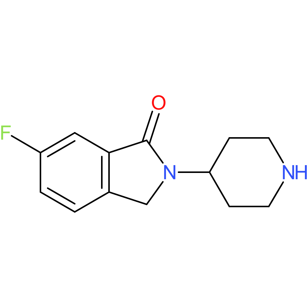 6-Fluoro-2-(piperidin-4-yl)-2,3-dihydro-1H-isoindol-1-one