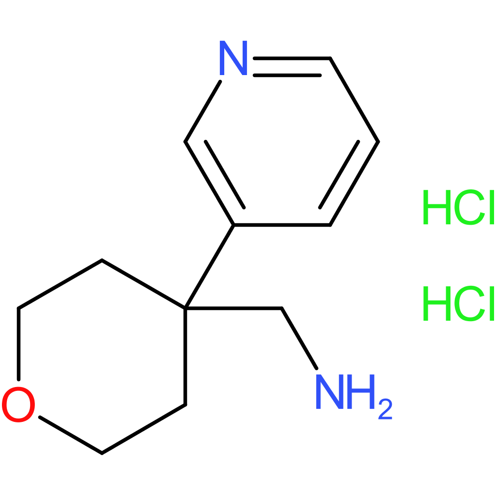 [4-(Pyridin-3-yl)oxan-4-yl]methanamine dihydrochloride