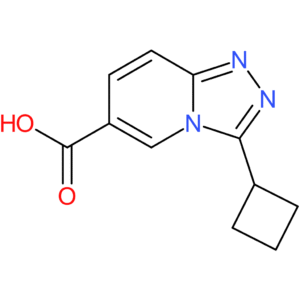 3-Cyclobutyl-[1,2,4]triazolo[4,3-a]pyridine-6-carboxylic acid
