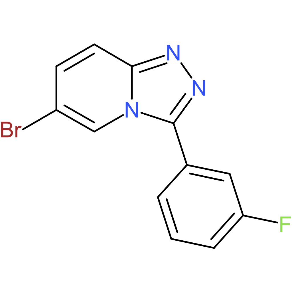 6-Bromo-3-(3-fluorophenyl)-[1,2,4]triazolo[4,3-a]pyridine