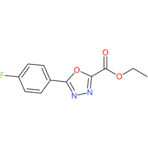 Ethyl 5-(4-fluorophenyl)-1,3,4-oxadiazole-2-carboxylate