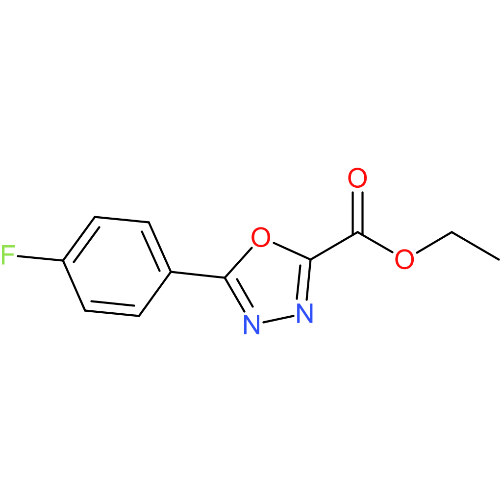 Ethyl 5-(4-fluorophenyl)-1,3,4-oxadiazole-2-carboxylate